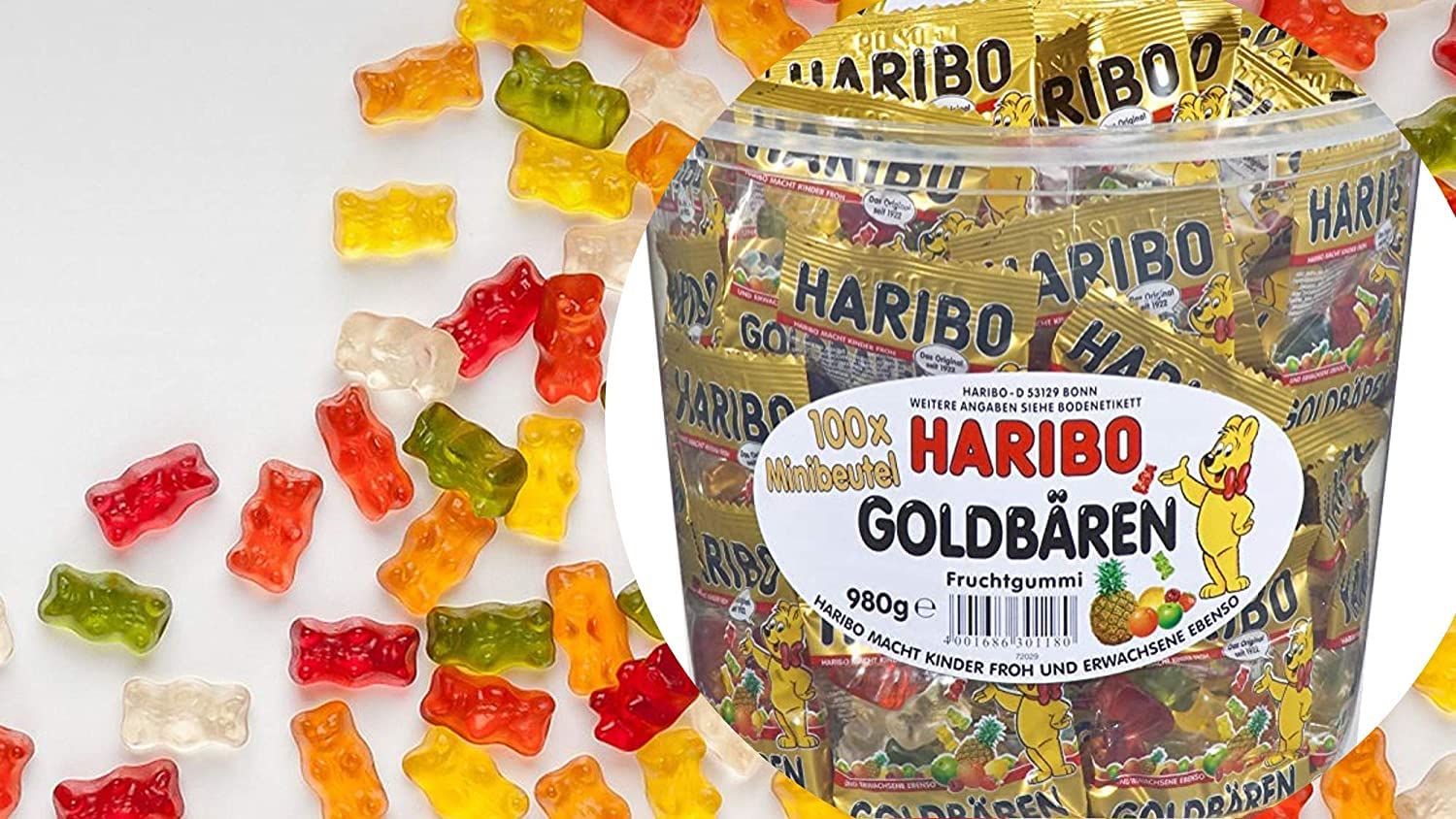 HARIBO　ハリボー　ベア　ぬいぐるみ　クリスマス　サンタクロース　左マーク Amazon | クリスマス HARIBO ハリボーグミ お菓子 ミニゴールドベア