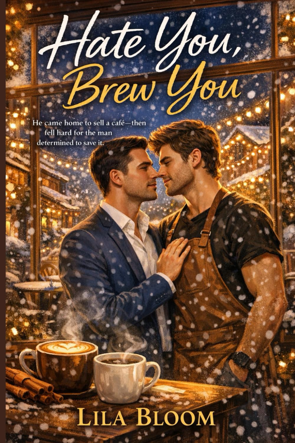 Hate You, Brew You: He Came Home to Sell a Café—then Fell Hard for the Man Determined to Save It.: A Snowed-In Small-Town Enemies-to-Lovers Romance