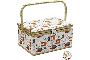 Large Sewing Basket for Storage & Organization