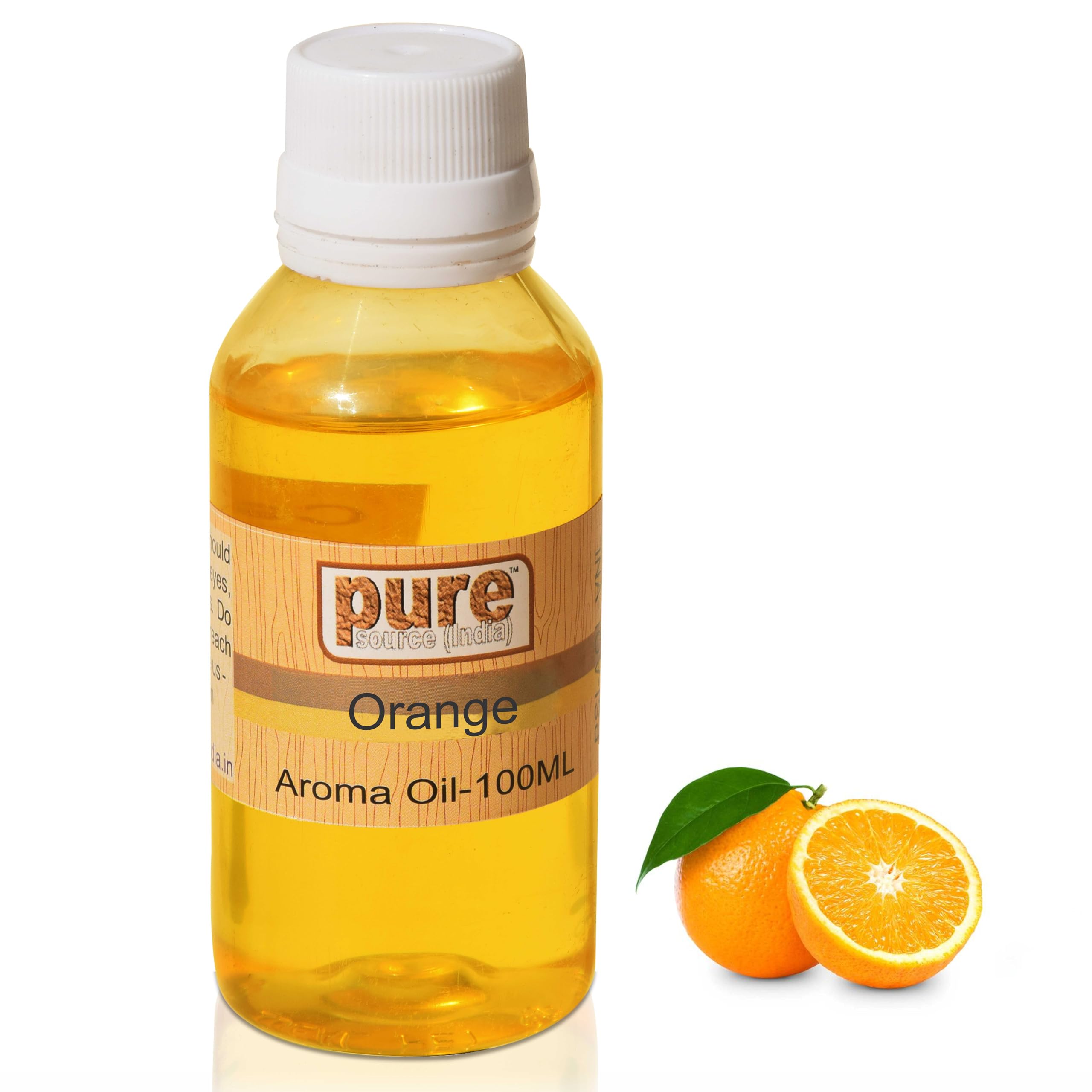 Pure Source India Aroma Essential Oil Orange For Home Fragrance, Reed Diffuser Refill Fragrance Oil, Aroma Burner (100 ML Natural)