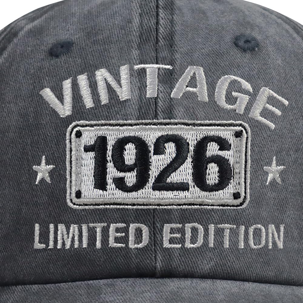 Vintage 2006 1996 1986 1976 1966 1956 1946 1936 1926 Limited Edition Embroidered Adjustable Baseball Cap for Men Women - 2