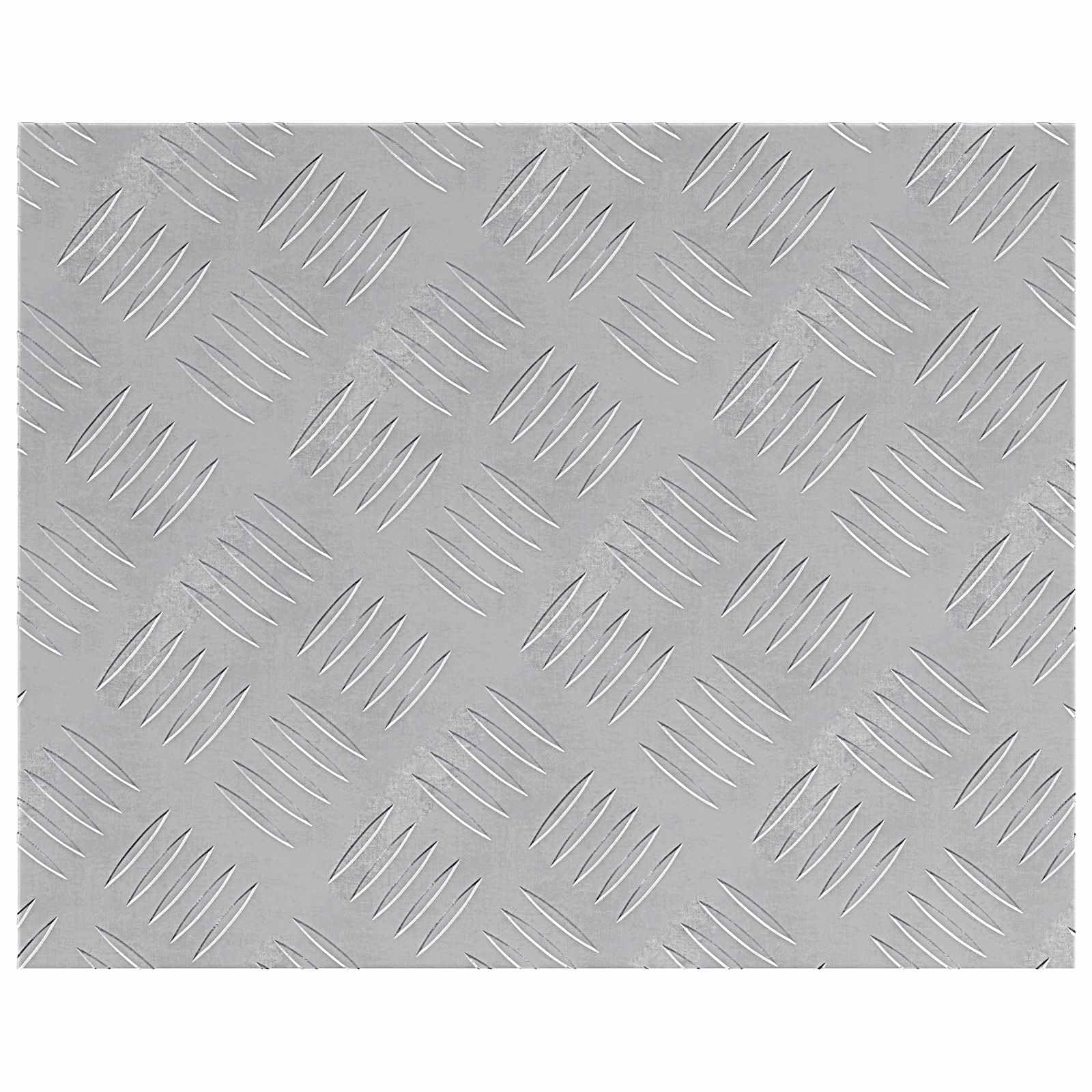 Blacha ryflowana, aluminiowa, schody, kątowy, 50 x 40 cm, srebrna, zestaw 4 szt., antypoślizgowe nakładki na schody do wewnątrz i na zewnątrz, ochraniacze schodów dla lepszej przyczepności