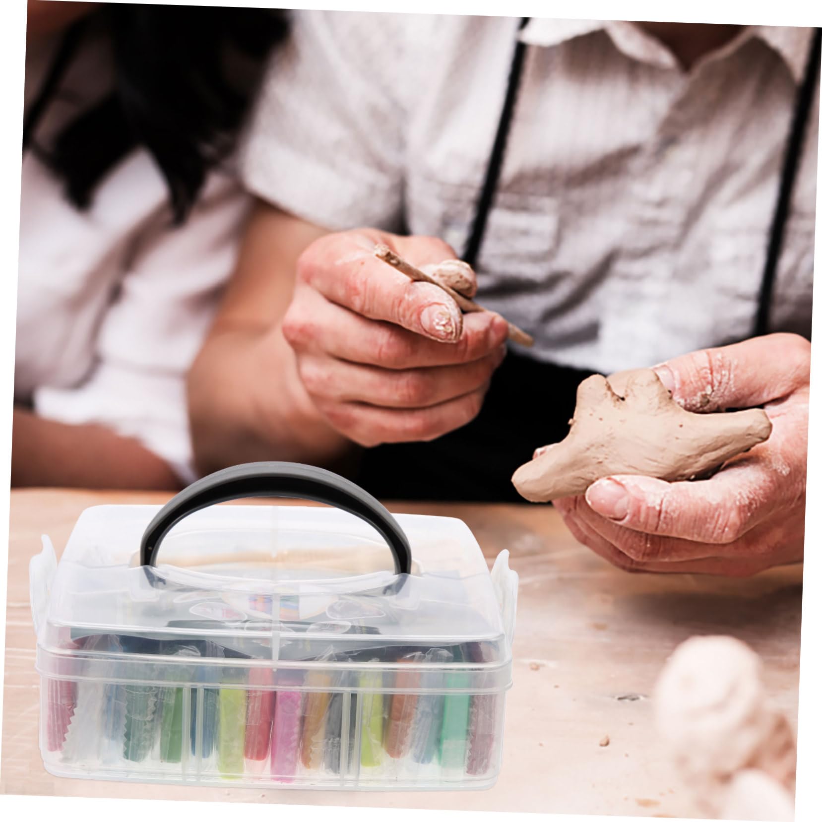 Anneome Arcilla De Hornear Para Manualidades Infantiles Herramientas De Arcilla Para Hacer Aretes Kit Para Modelar Herramientas Para Tallar y Esculpir Para Principiantes y Decoración