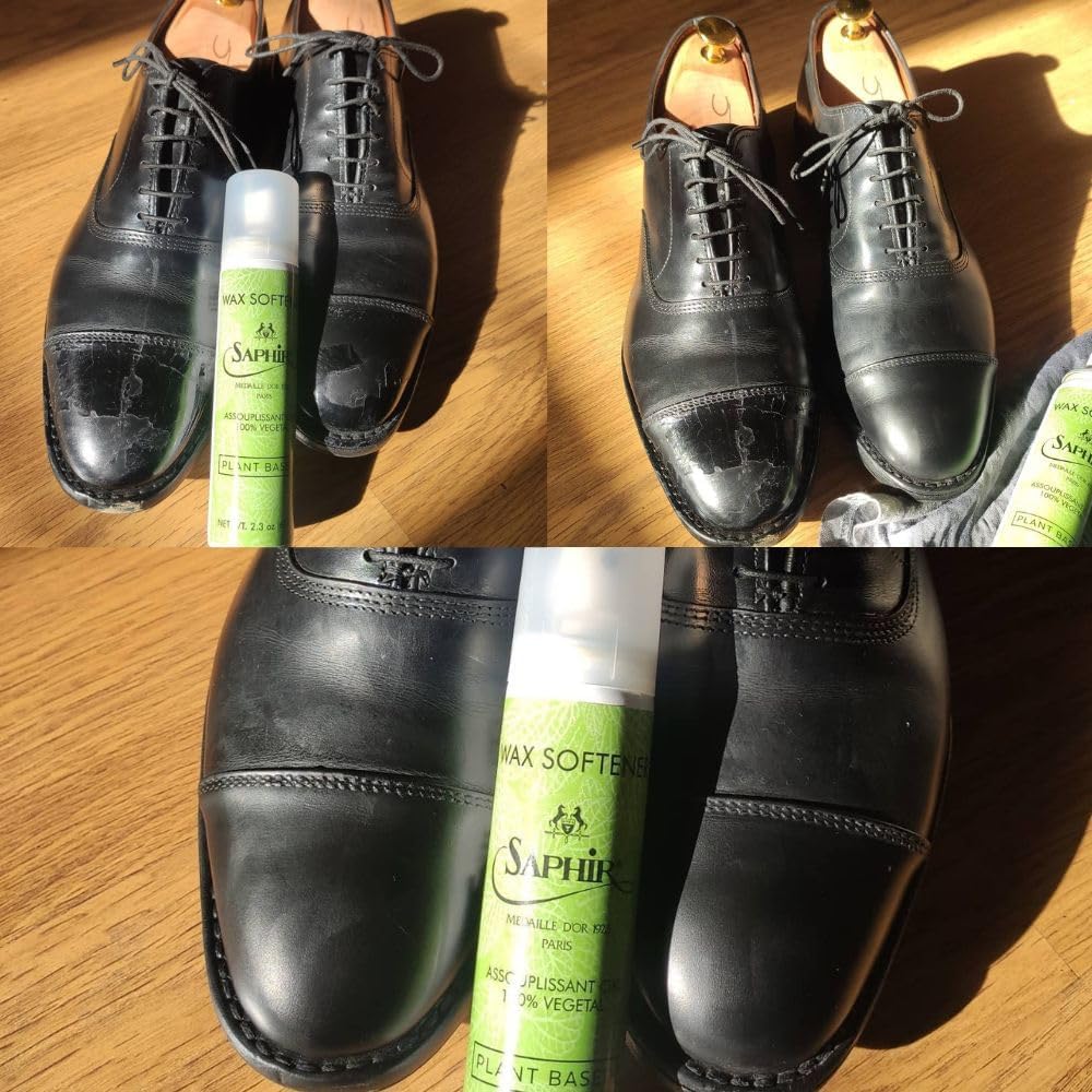 SAPHIR Médaille D’Or Plant Based Wax Softener Renews Dried Wax Polish 75 ml