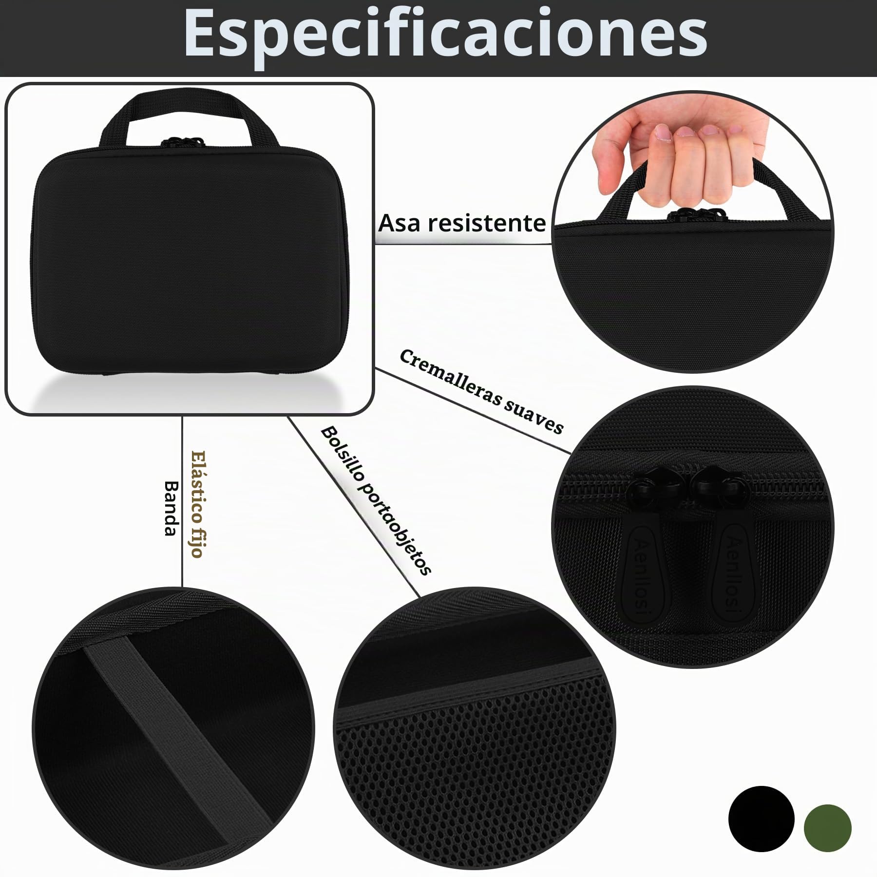 Aenllosi Estuche Rígido para Cámara Fujifilm Instax Wide 400/300,Negro | Protección Contra Golpes, Protección Contra Polvo, Correa para el Hombro, Diseño Portátil para Viajes, Solo Maletín Protector