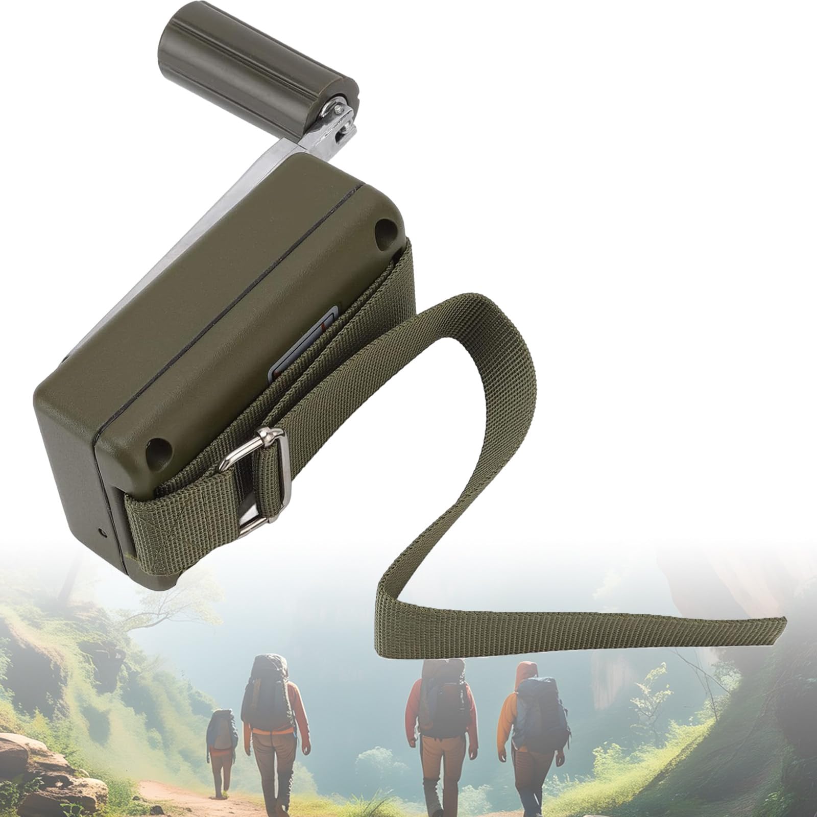 30 W Generador Eléctrico Manual Mini Generador Cargador De Emergencia para Exteriores Apto para Apagones, Camping Y Energía Fuera De La Red Eléctrica con USB Y Otros Conectores