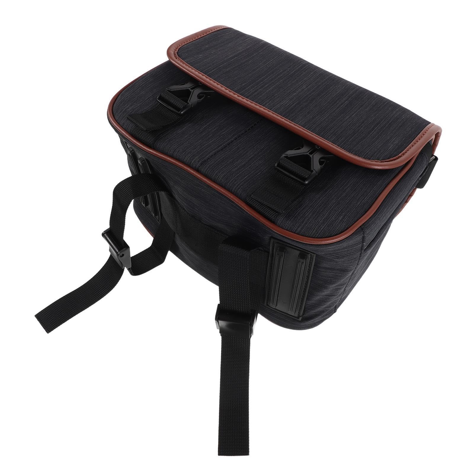 Bolsa para Cámara DSLR y Filtros de Nylon Negra Compacta