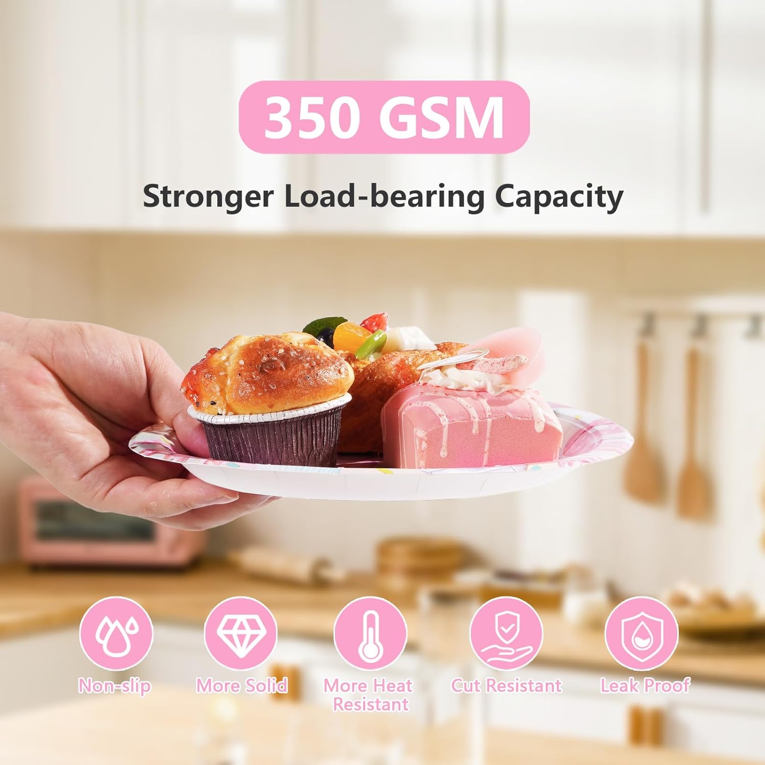 96 Pcs Sweet Sassy and 8 Birthday Decorations Donut 8th Birthday Party Decorations for Girls Colorful Donut Plates and Napkins 8 Years Old Disposable Party Supplies Serves 24