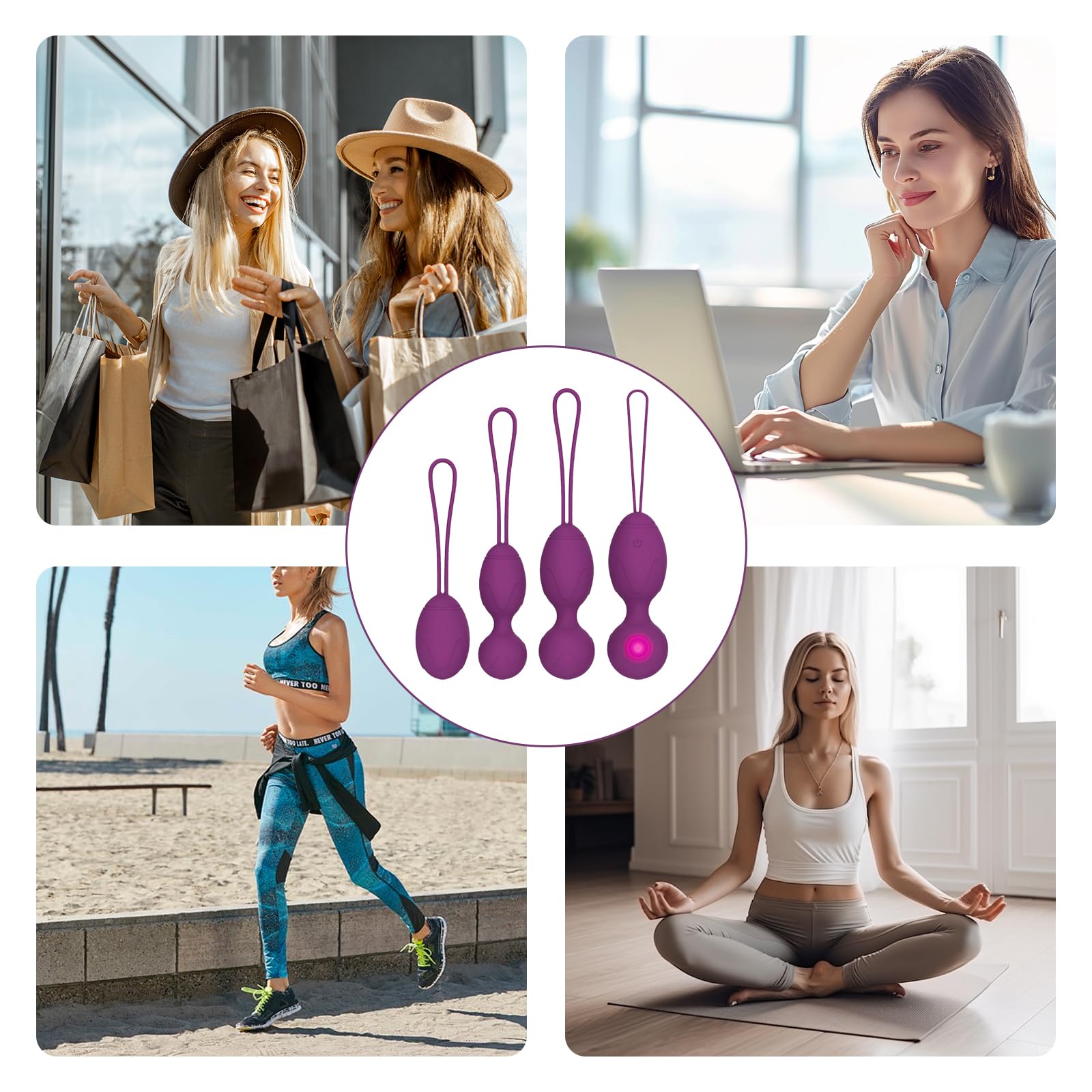 Pelvic Floor Balls Training Balls, Pelvic Floor Trainer for Women Training Set - Image 4
