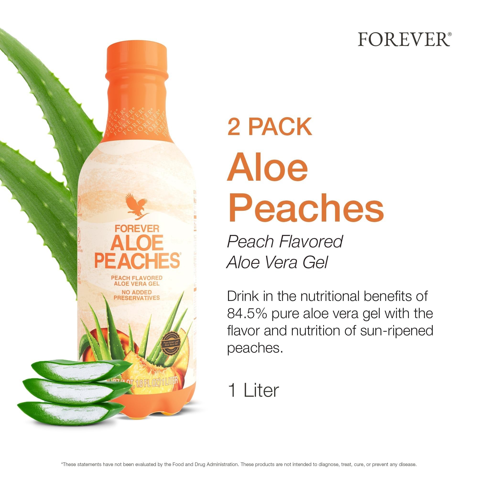 Amazon.com: Forever Living - Aloe Peaches - Pure Aloe with Real