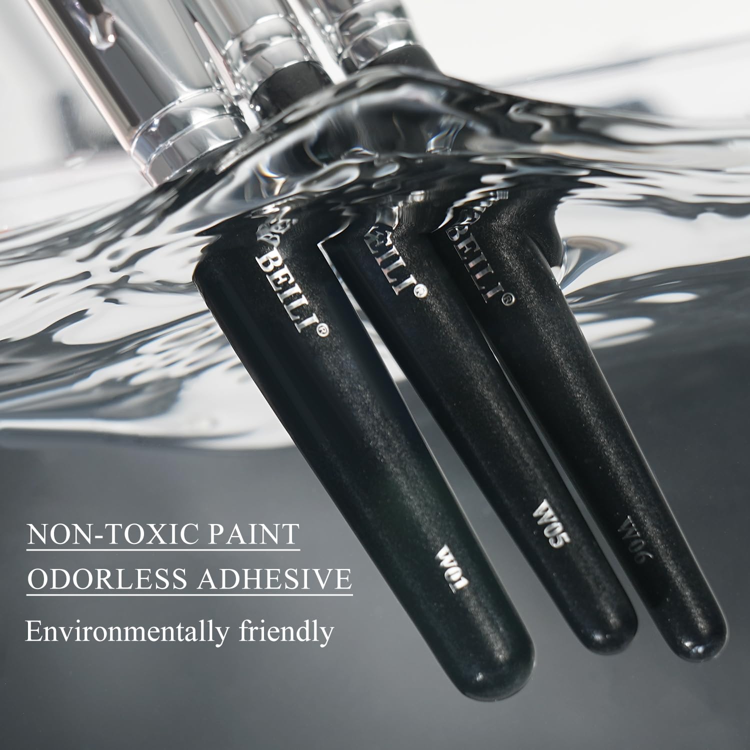 BEILI 15PCS Makeup Brushes Set, Professional Beauty Brushes Set for Foundation Powder, Concealer, Eyebrow, Eyeshadow, Contour, Eyeliner, Eye Blending Brush