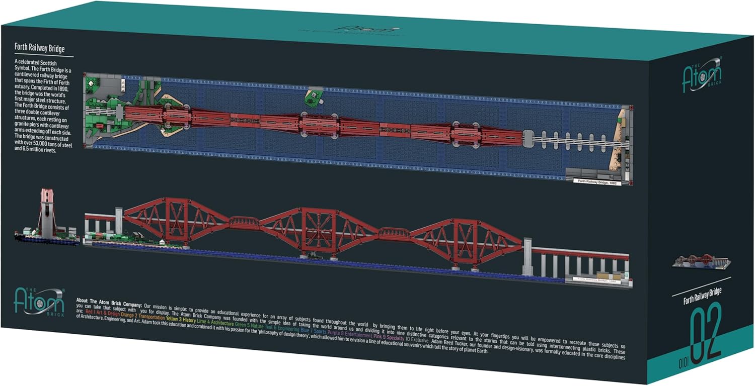 The Atom Brick Forth Railway Bridge Premium Building Set