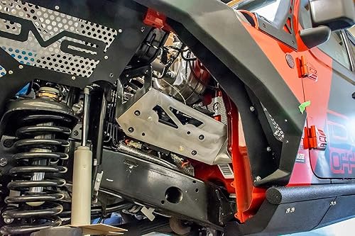 Miniatura 5 de Soporte de compresor de armario de aire para Jeep Wrangler JL 2018-2023 y Gladiator JT 2020-2023  Se adapta al interior del compartimiento del motor