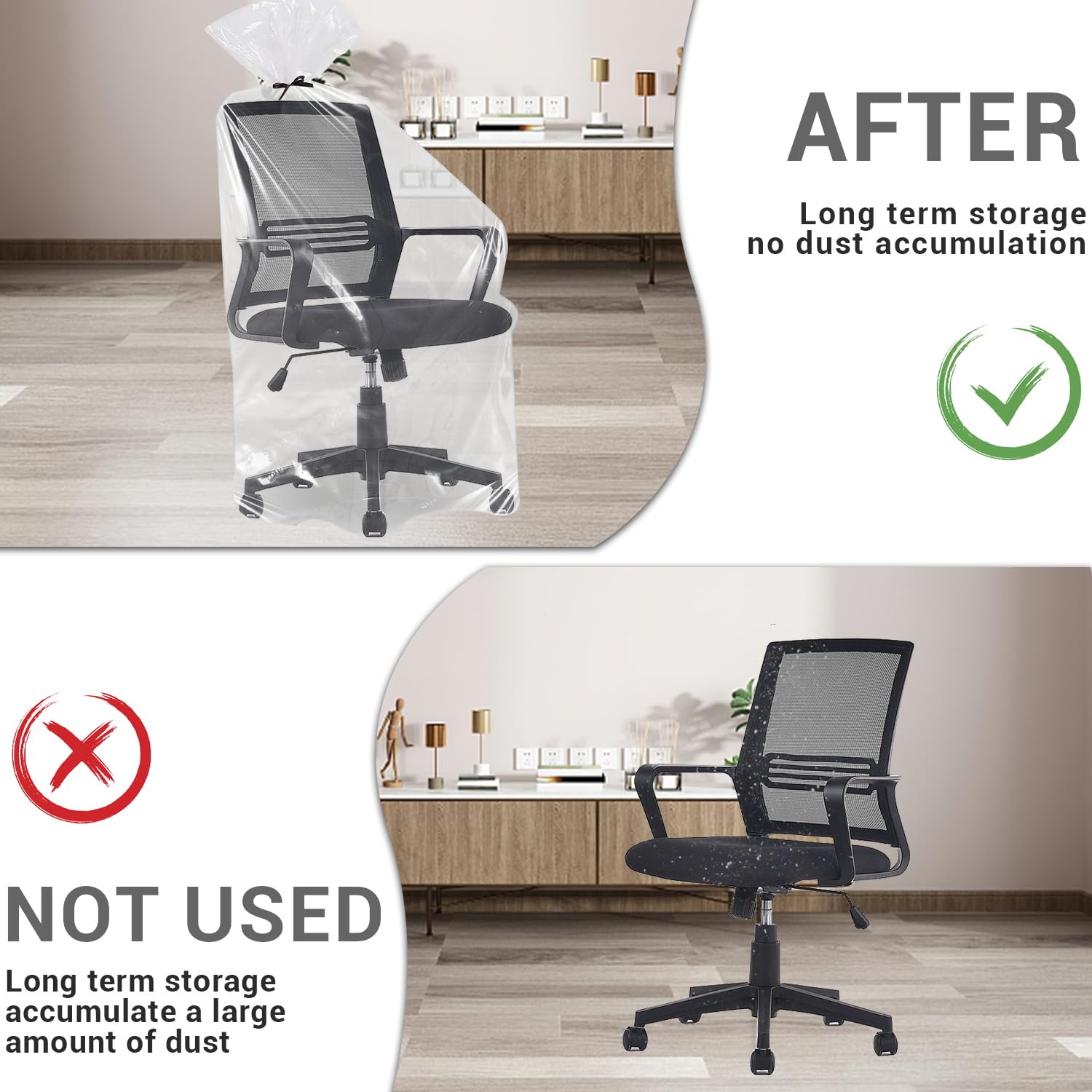 Sacchetti Plastica Trasparenti Extra Large 100x150 Cm - 5 Pezzi Per Bagagli, Mobili - Foto 7