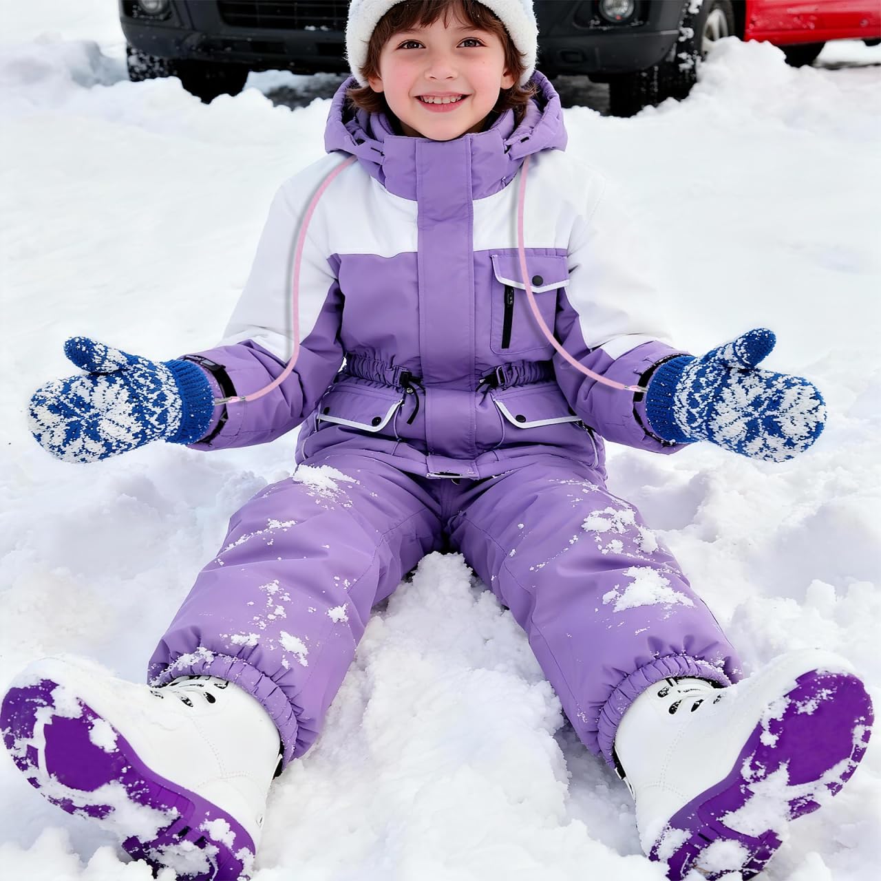 TEHAUX Clips pour Moufles D'enfants, Perte Corde pour Corde d'hiver Élastique Clips pour Et Manteaux, Attaches Élastiques pour D'hiver pour Bébés Et Tout-petits