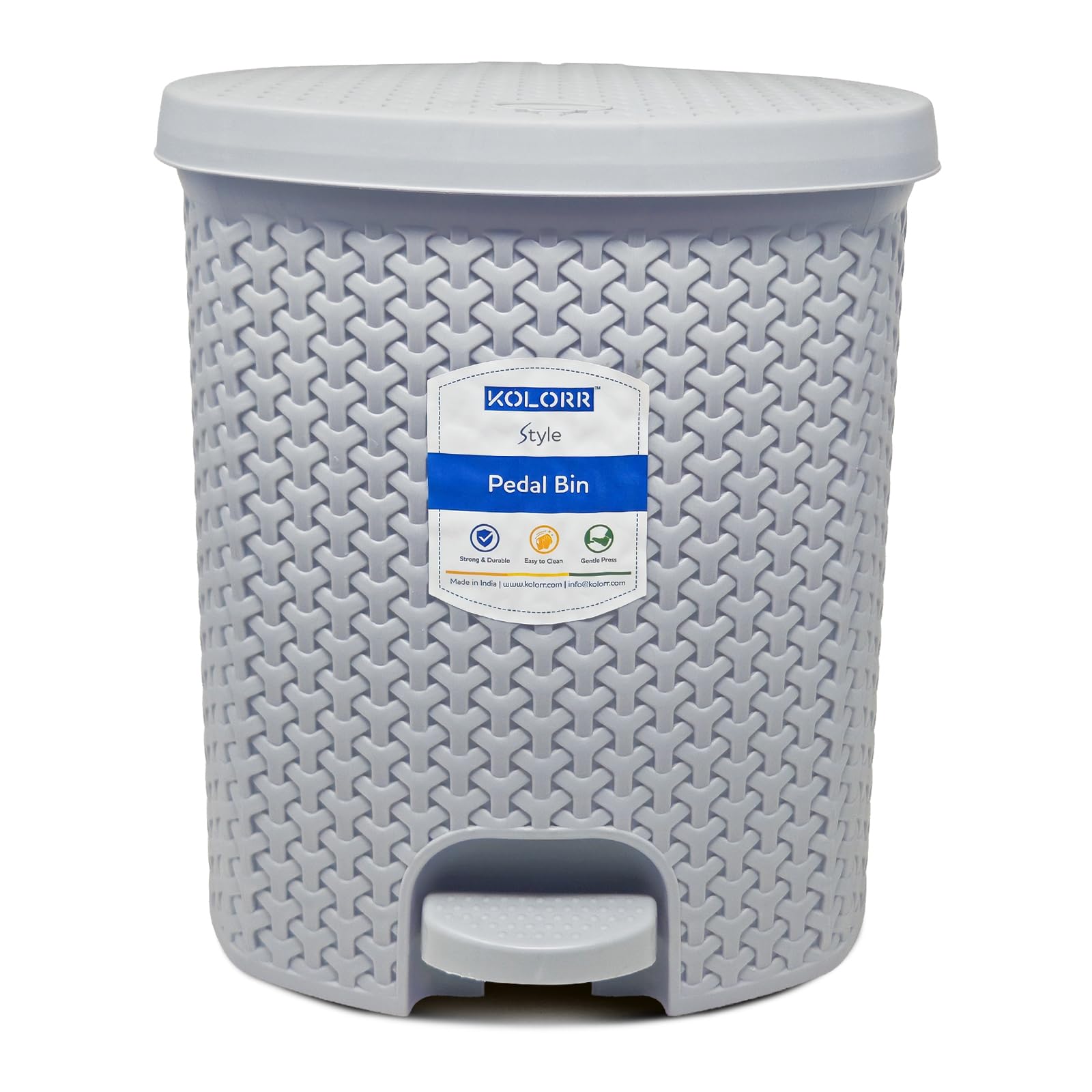 KOLORR Magnum 6L Dustbin - Dark Brown -11
