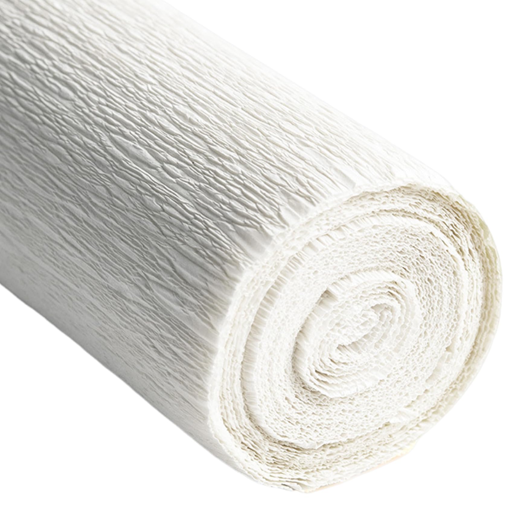 Papier crépon blanc résistant aux déchirures et facile à façonner