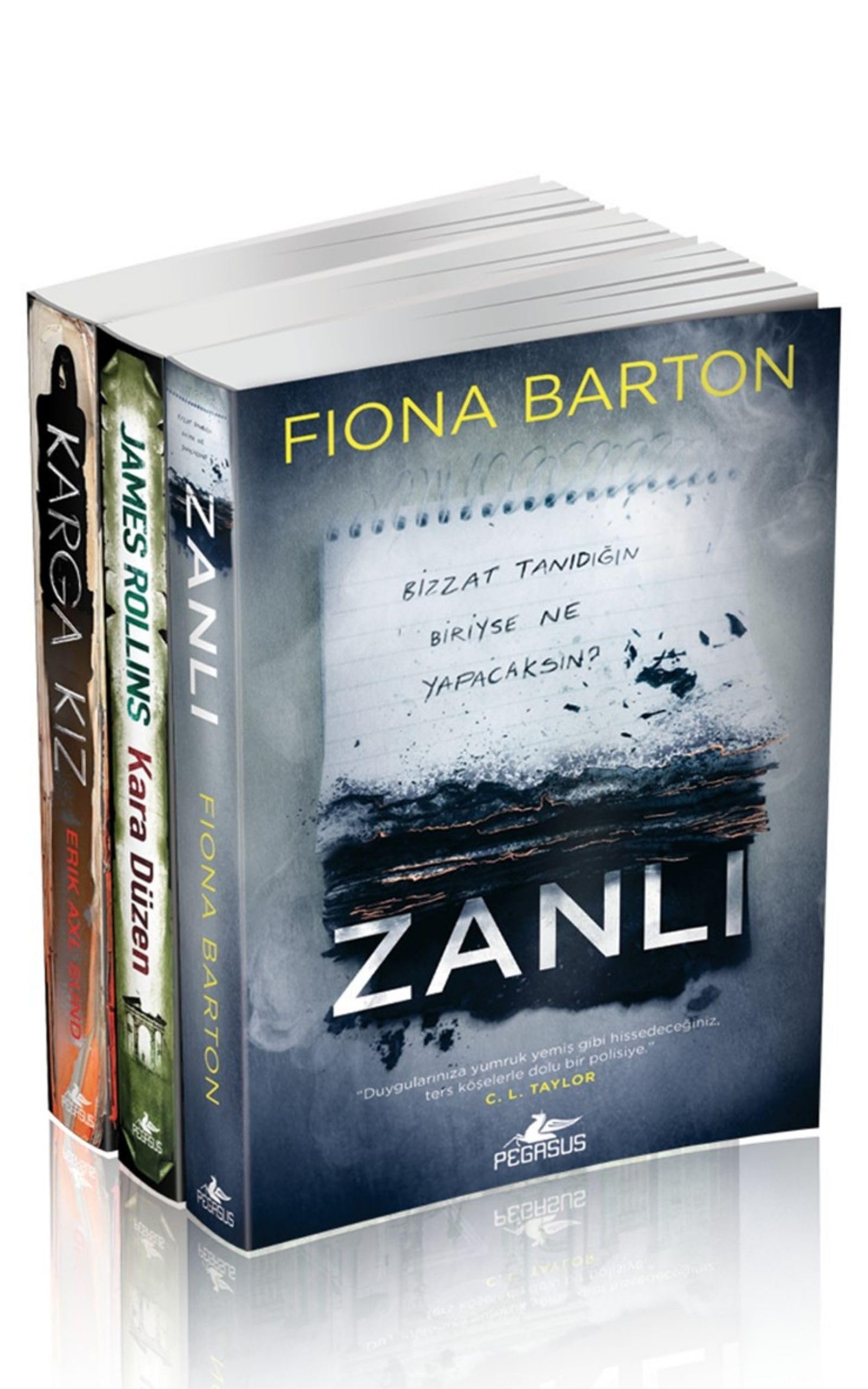 Polisiye ve Gerilim Seti (3 Kitap) Zanlı + Kara Düzen + Karga Kız: Gerilim, Macera, Gizem
