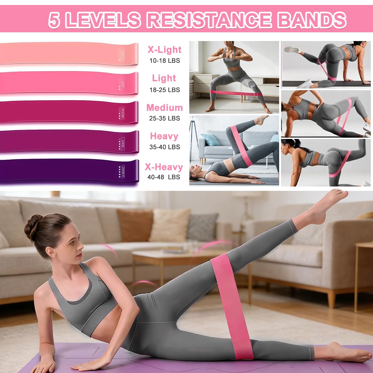 LGZIN 13 Pezzi Kit Pilates, Set di Anelli da Pilates con 32 cm Pilates Ring, Pilates Ball, Fasce di Resistenza e Molto Altro Ancora, Set Fitness per Allenamento Casa, Workout Studio, Fitness Viaggio