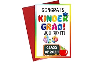 Class of 2024 Graduation Gift Card for Kids | Celebrate Kindergarten Completion...
