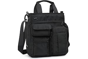 Men's Waterproof Messenger Bag for Laptop, Shoulder Bag for Work and Travel