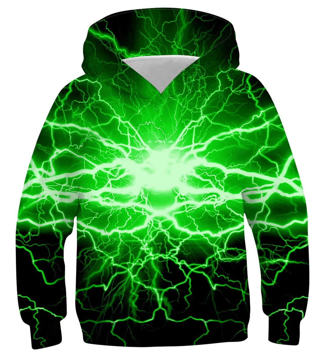 Belovecol Boys Girls Hoodies 3D Novelty Pullover Kids Funny Pullover Sweatshirts Long Sleeve Hooded with Pocket for 6-16 Years — view 18