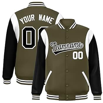 Custom Varsity Jacket Casual Letterman Baseball Bomber