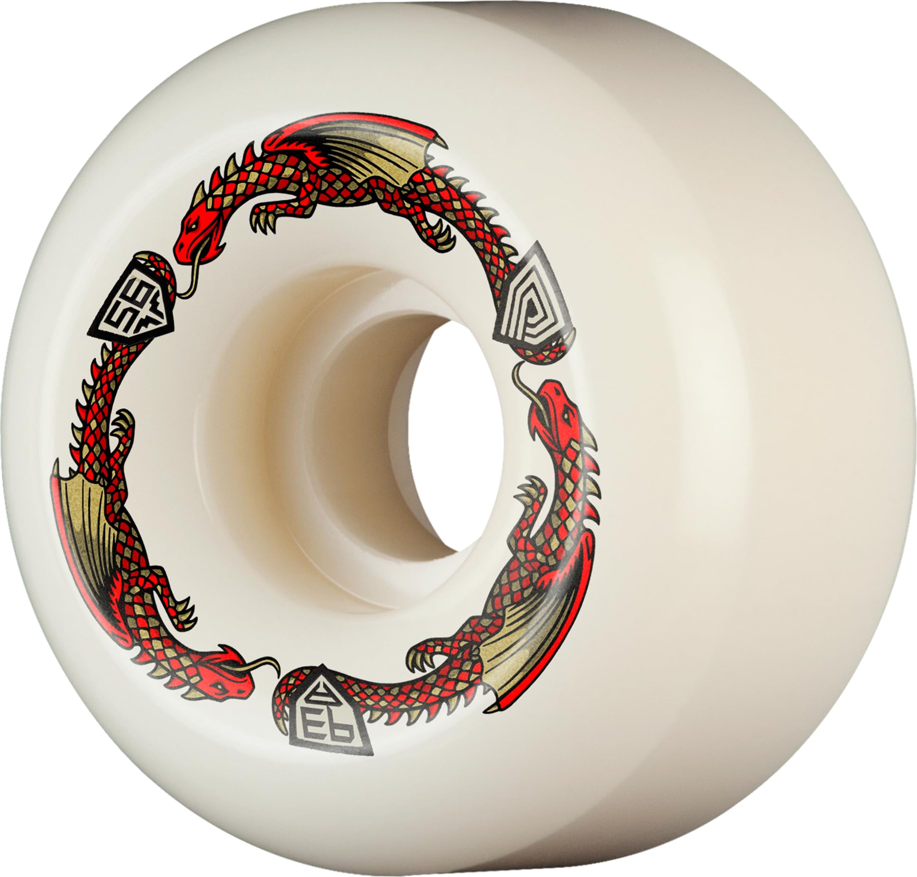 新品 POWELL PERALTA DRAGON FORMULA 54mm88A Powell Peralta Rodas de skate Dragon Formula 93A, Sidecut V6, 56