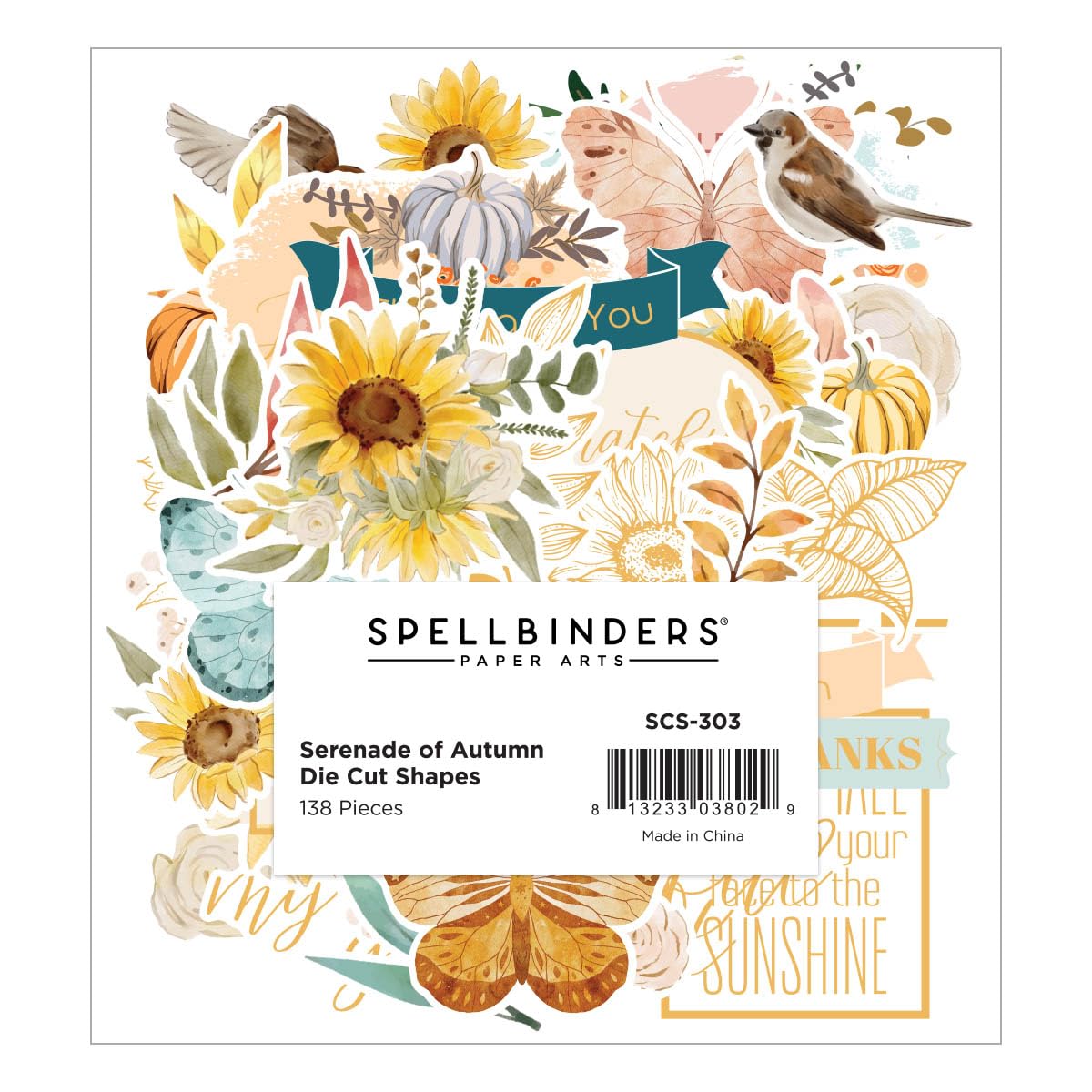 Spellbinders Printed Die Cuts, Various, ONE