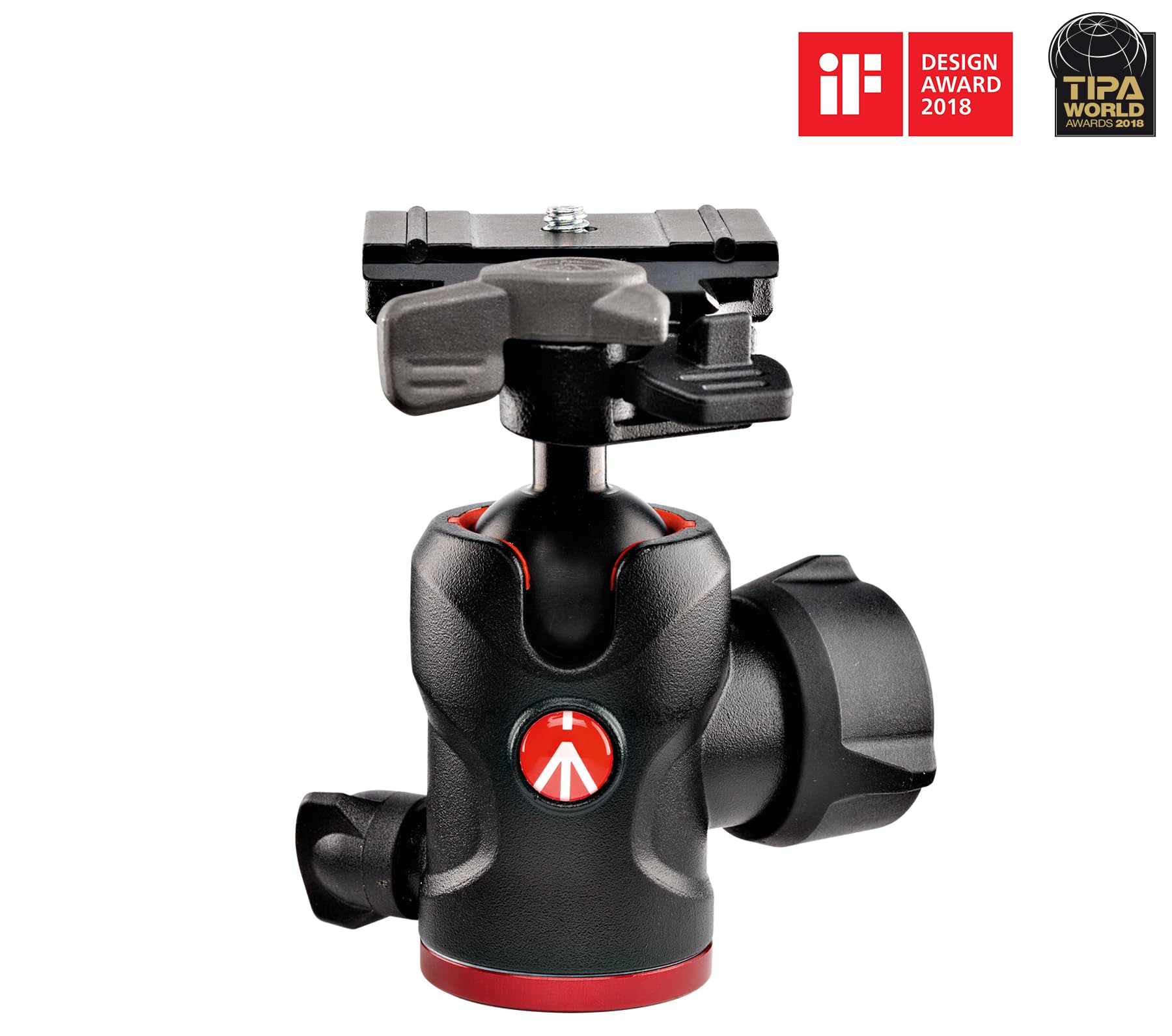 Manfrotto Befree 3-Way Live Advanced Kit Vidéo de Voyage, Aluminium avec Tête Fluide pour Caméscopes et Appareils Photo Compacts, et Tête à Rotule 494, Accessoires Photo pour Créateurs de Contenu