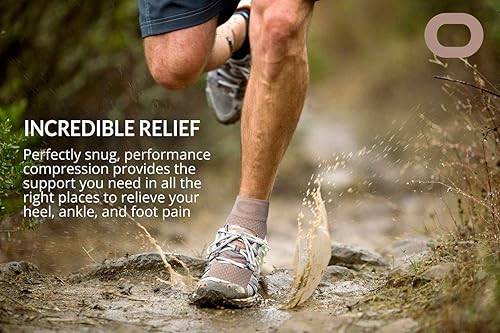 Miniatura 10 de Calcetines de fascitis plantar con soporte de arco para hombres y mujeres, los mejores calcetines de compresión de tobillo para aliviar el dolor de
