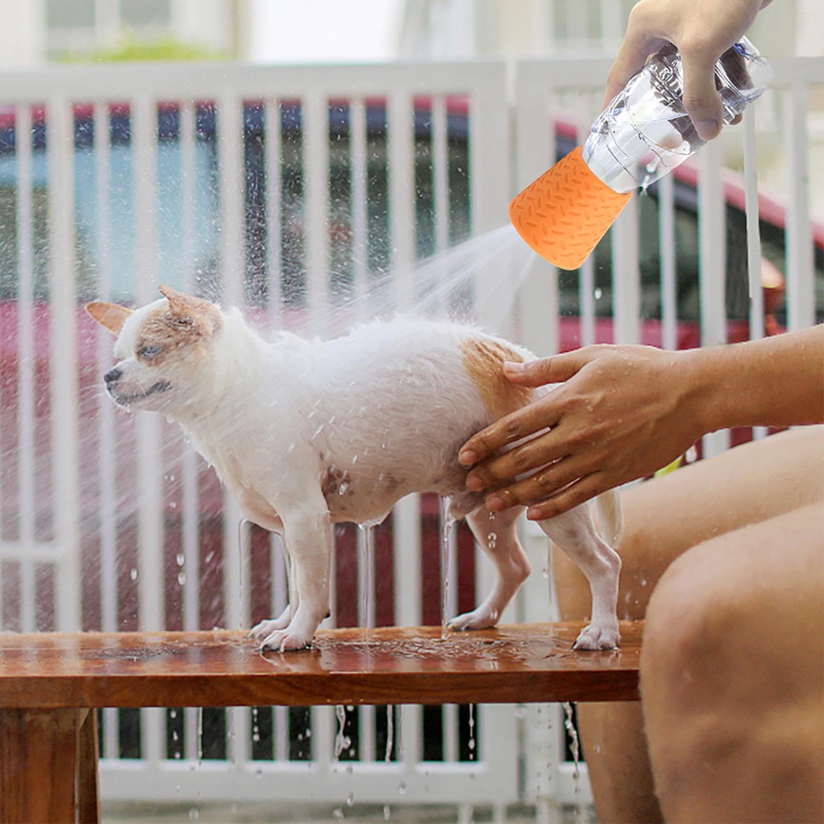 Duschbrause für Hunde, Hundebrause für die Badewanne - Silikon-Duschsprüher für Haustiere - Outdoor-Wassersprüher-Düsenadapter für Haustierdusche, Silikon-Hundeduschsprüher für Camping,