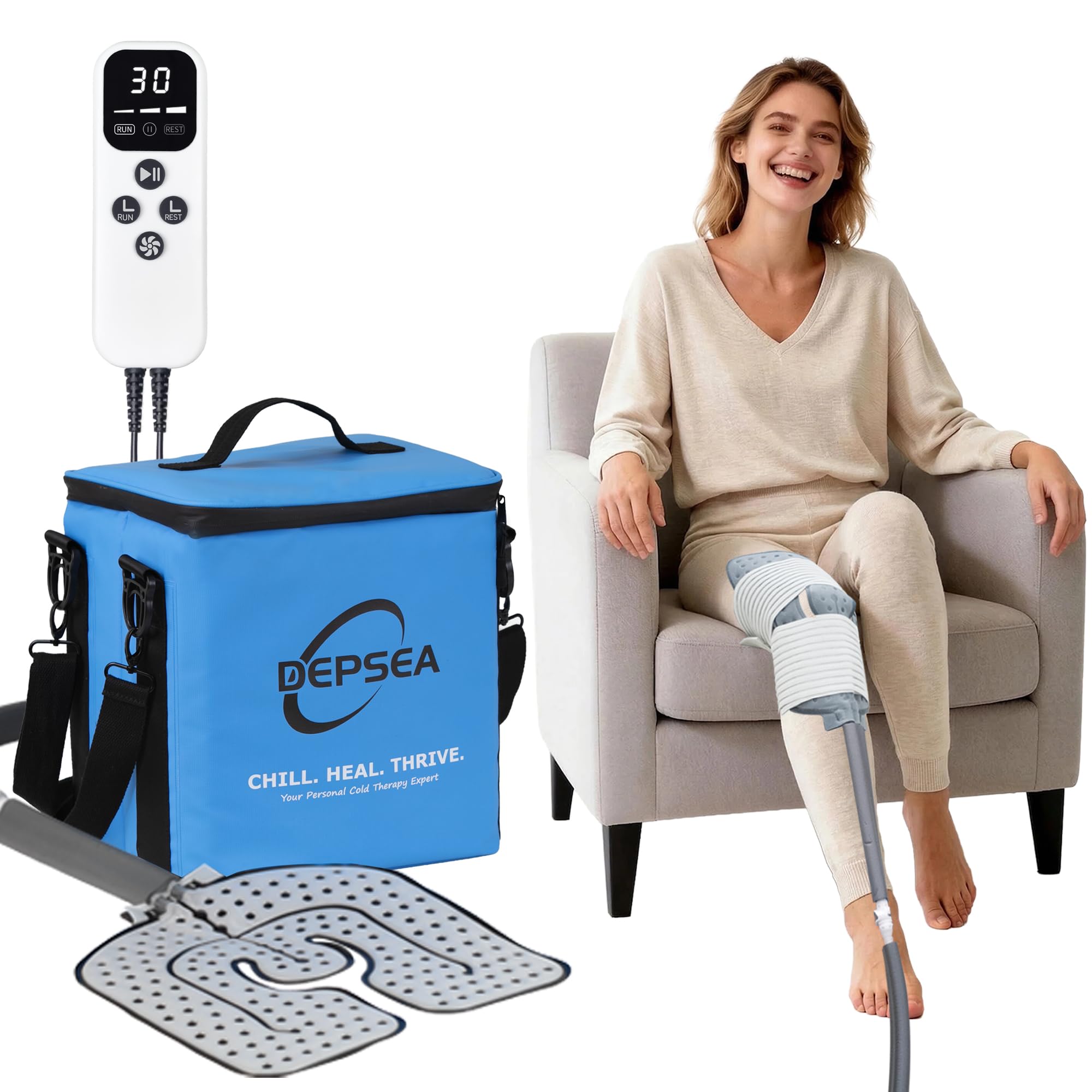 Amazon.com: DEPSEA Cold Therapy Machine 18-Quart Large Capacity