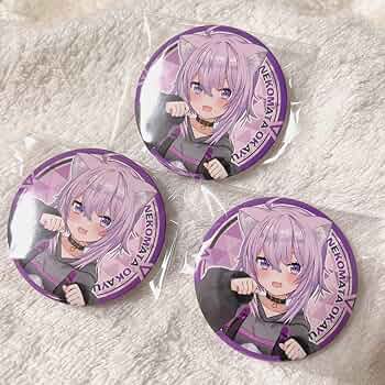 Amazon | スターター缶バッジ 猫又おかゆ | バッジ | おもちゃ