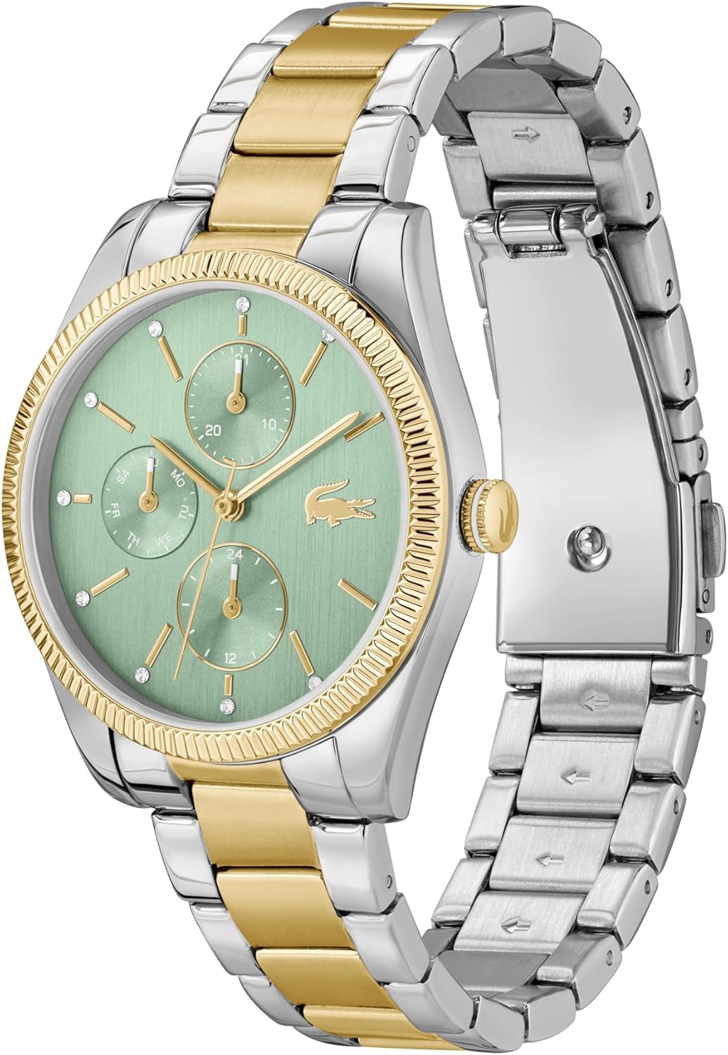 Lacoste Orsay Women's Multifunction Stainless Steel Fashion Watch - Water Resistant up to 5ATM/50 Meters, Elegant Timepiece, 36mm - Image 2