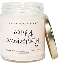 Happy Anniversary Candle Home Gift
