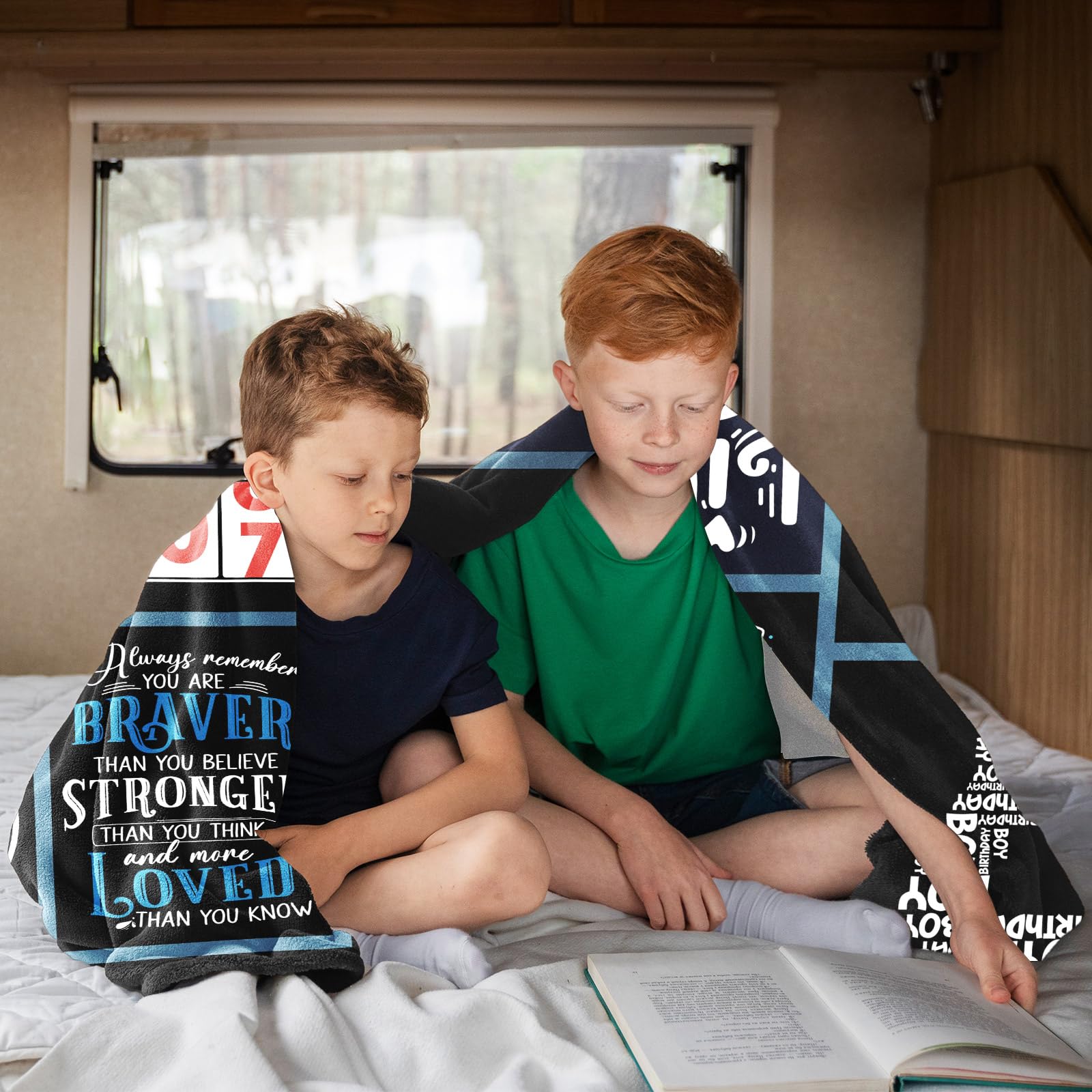 7 Year Old Boy Birthday Gifts, Birthday Gifts for 7 Year Old Boy, Best Gift for 7 Yr Old Boy Birthday Throw Blanket 50