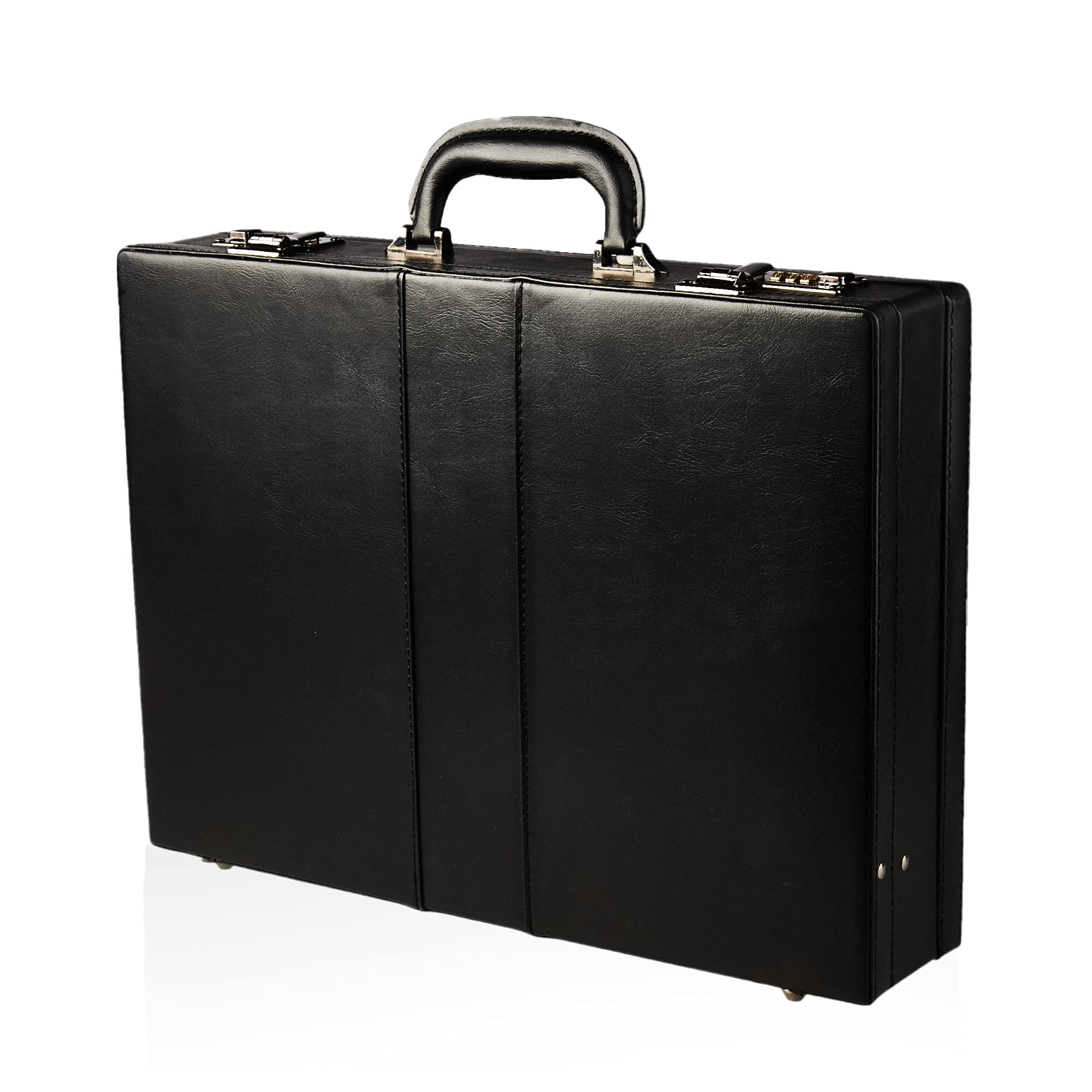 Buy Attache Business Briefcase Faux Leather Attache Briefcase