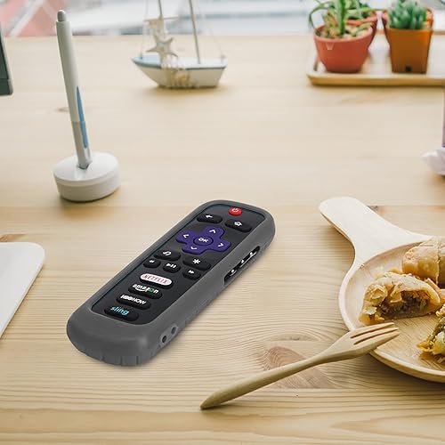 Miniatura 3 de Funda remota para Roku, cubierta de batería para TCL Roku Smart TV Steaming Stick Remoto, Roku TV Remote Cover Silicone Protective Controller