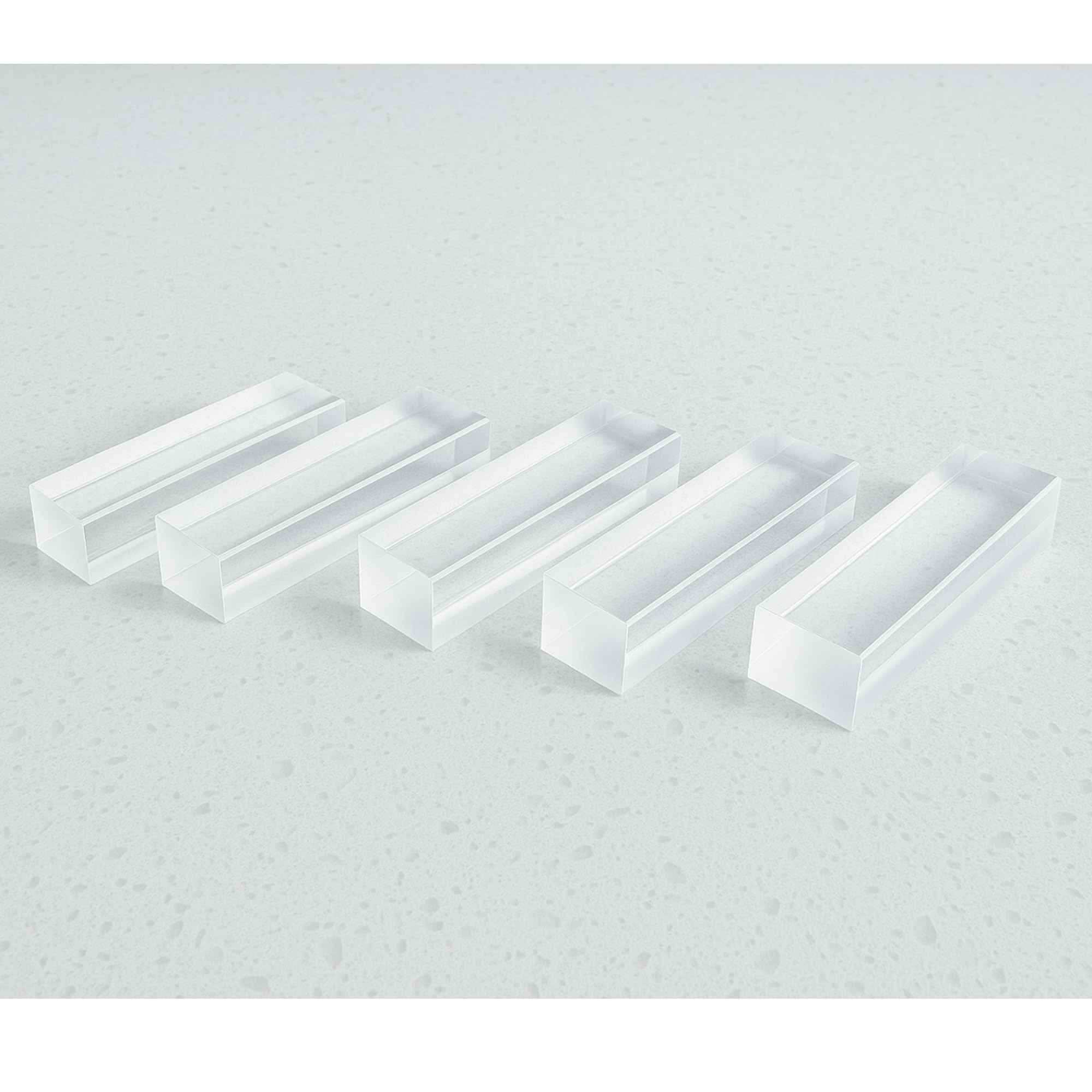 Ewu Supply YS-1048 Kasumi Acrylic Frosted Glass Chopsticks Rest, Japanese Modern, Stylish, For Dining, Transparent : Home & Kitchen