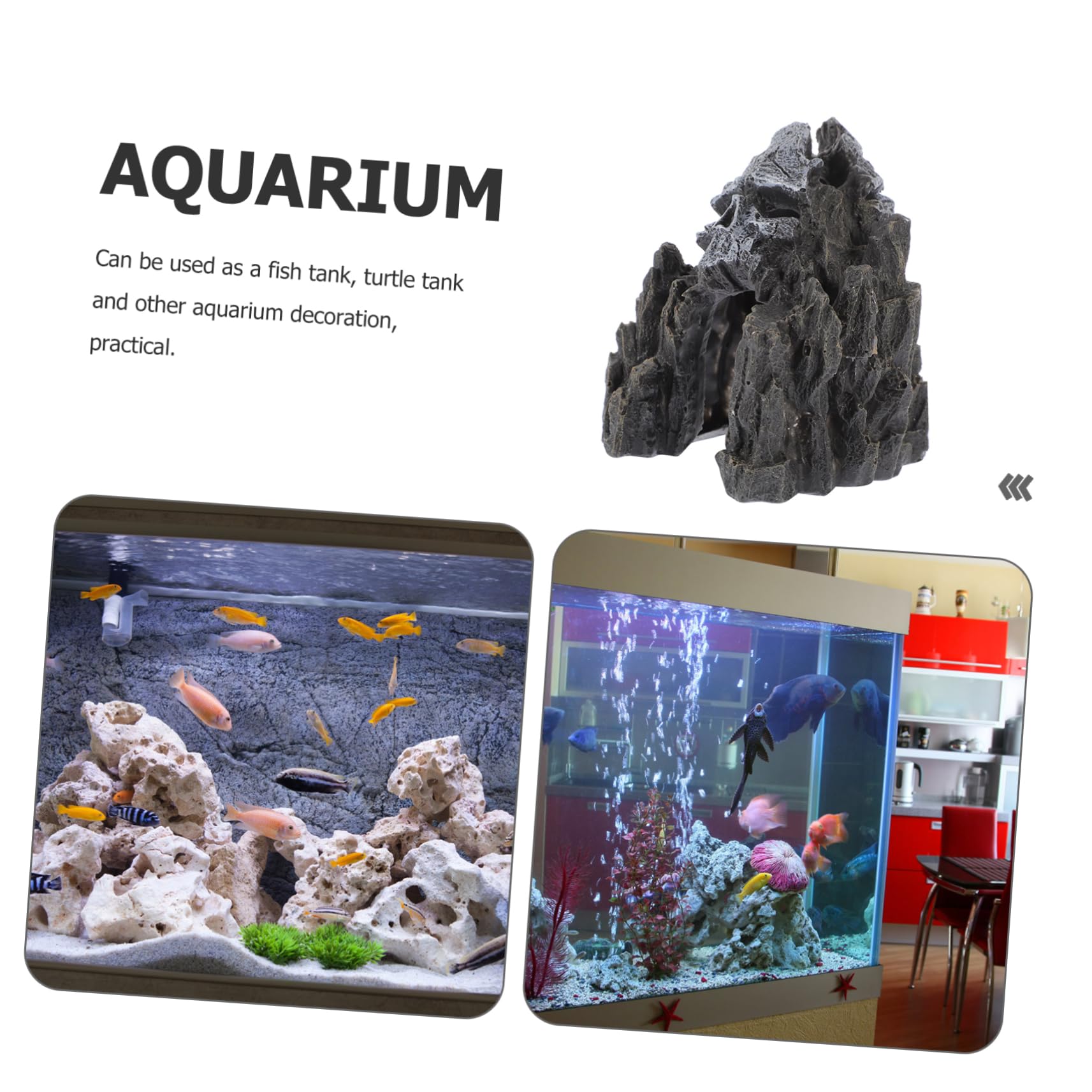 Toddmomy 5piezas Cueva para y Terrarios Adorno De para Paisajismo Acuático y Refugio para y Reptiles para De Agua y Hábitats De Tortugas