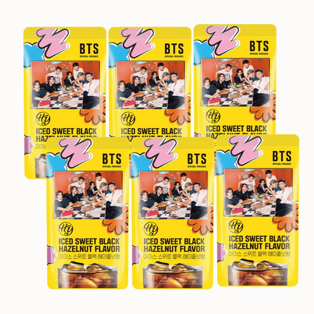 BTS グッズ Hy Pouch Coffee Iced Sweet Black Hazelnut Flavour BTS Collab