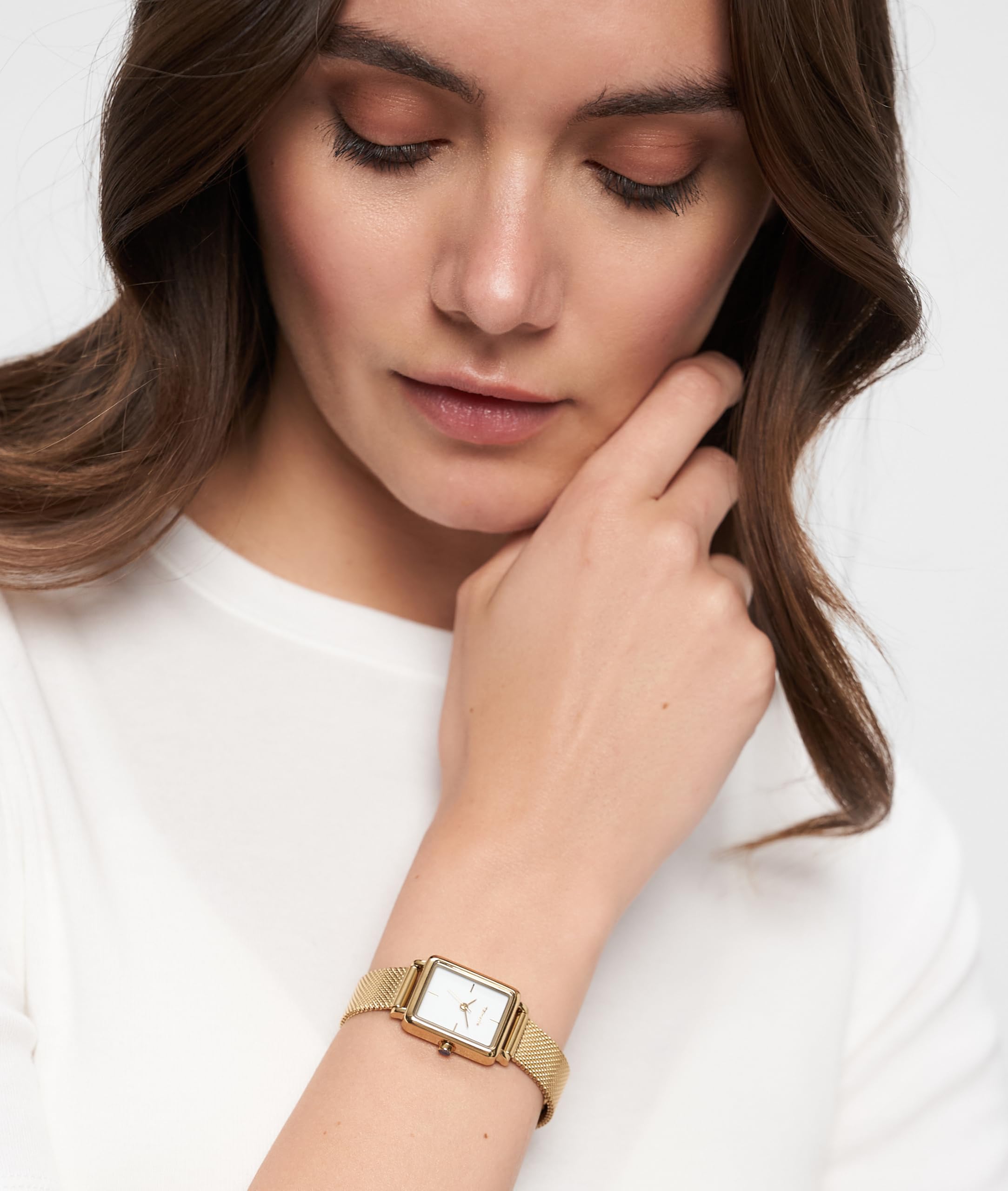 Tamaris Damenuhr - Elegante Damen Armbanduhr mit schmalem, selbstkürzbaren Meshband aus Edelstahl, 3ATM Wasserdicht