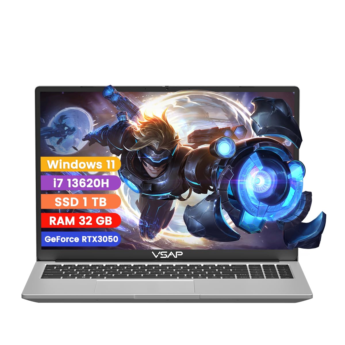 Notebook i7 13 Geração 32GB RAM 1TB SSD RTX3050 16in Win 11