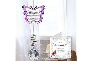 Daughter in Heaven | Sympathy Crystal Suncatcher