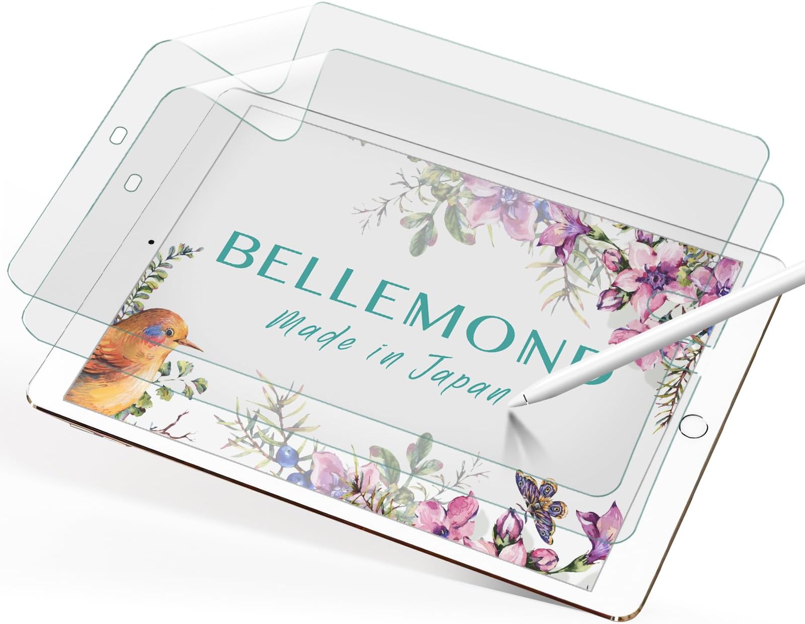 2 SET - Designed for Firm Handwriting/Calligraphy - Paper Screen Protector compatible with iPad 10.2" (2021/20/19) - Optimised Texture for Firm Neat Writing