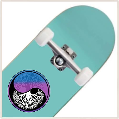 Miniatura 7 de Yin-Yang - Adhesivo espiritual del árbol de la vida, vida equilibrada, 3 x 3 pulgadas, para parachoques de automóvil, ventana, igualdad, equilibrio,