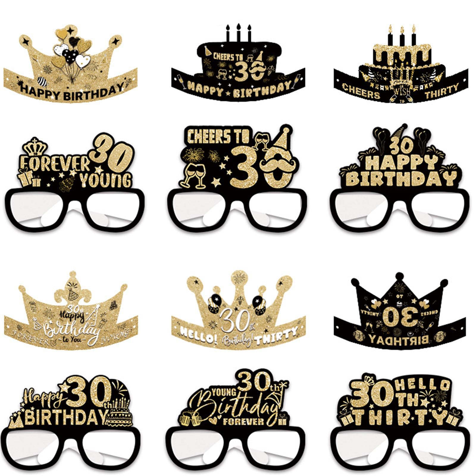 YROHGKPN Foldable Paper Party Decorations Themes Sustainable Birthday Celebration Home Decors Kids Party Supplies