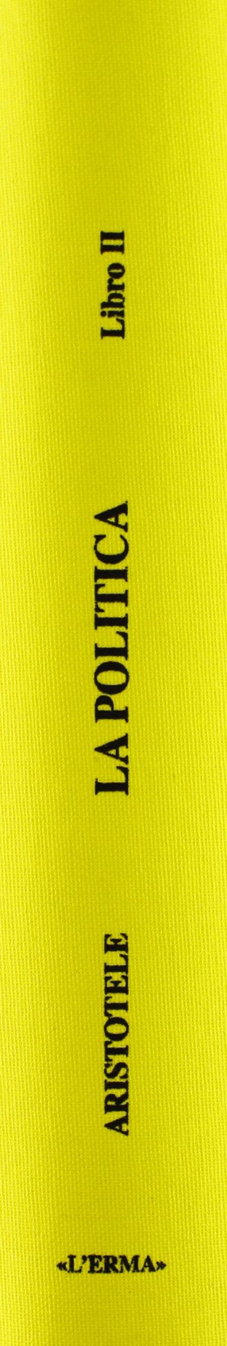 Aristotele. La politica. Libro II