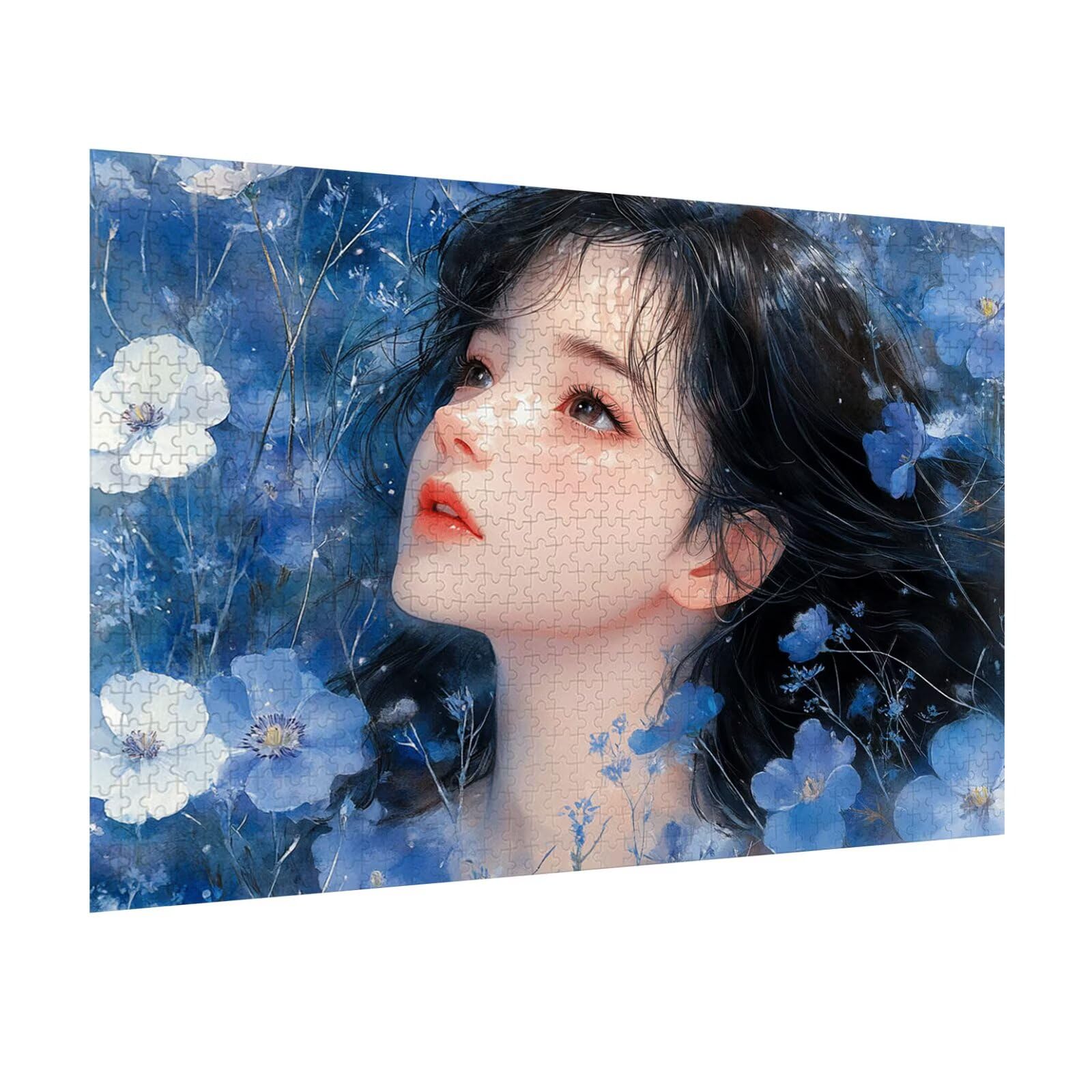 Puzzle 4000 Teile Mädchen Herausforderndes Klassische Puzzles, n-652 | Familienpuzzles, Entspannung Aktivitäten, Schwieriges Kunst Puzzle Pflanze, Impossible Herausforderndes, Geschenk für Frauen